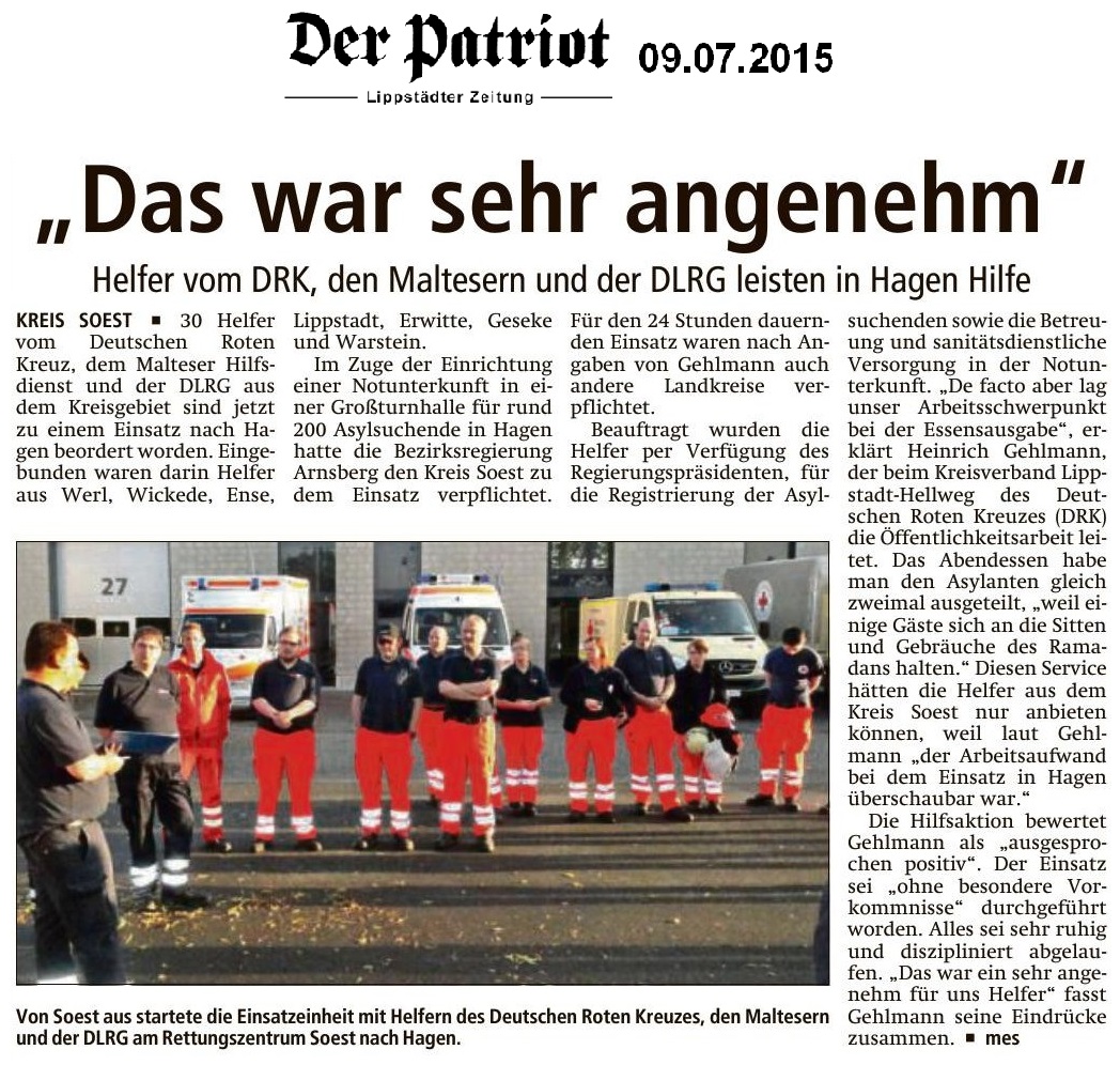 2015-07-09 - Der Patriot - EE-Einsatz Hagen